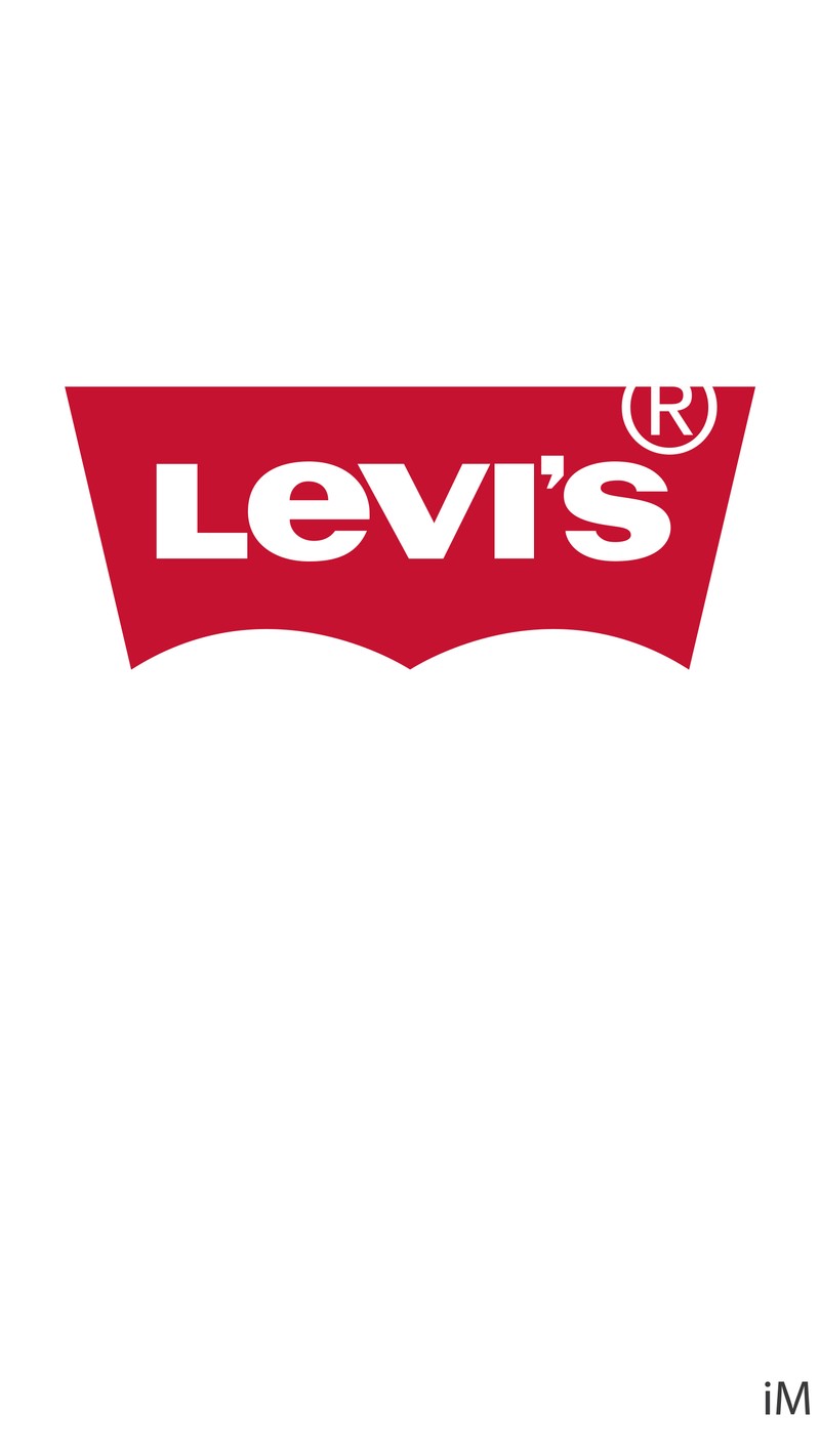 Крупный план красного логотипа levi's на белом фоне (бренд, логотип)