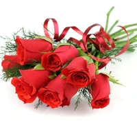 bouquet, gift, love, red, rose wallpaper