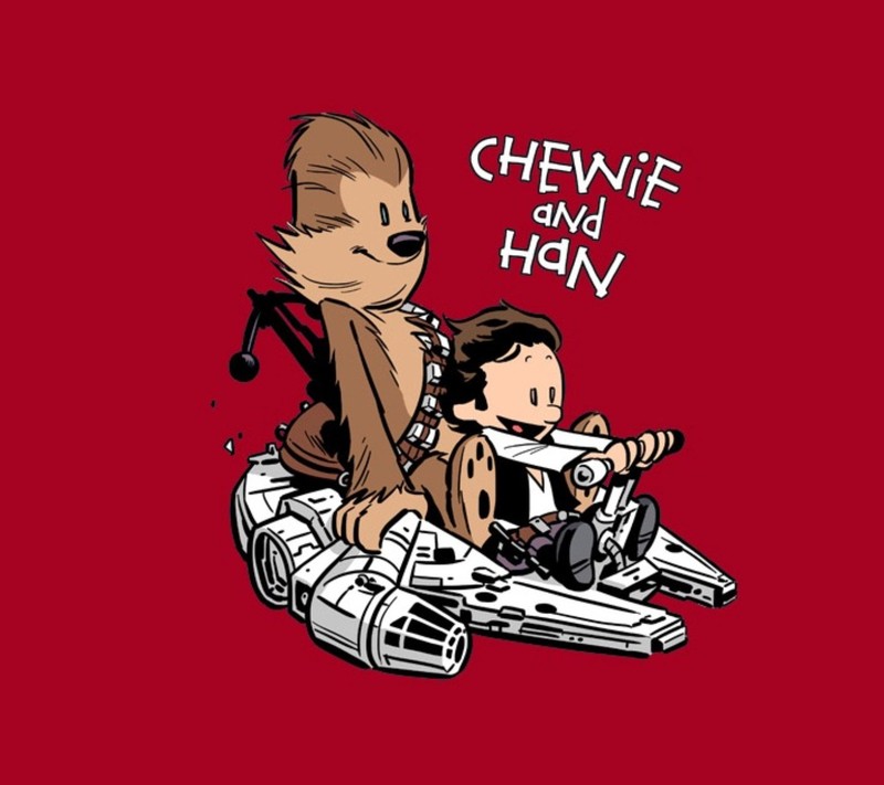 Чеви и хан от thecritteer (кальвин, calvin, calvin and harold, чубакка, chewbacca)