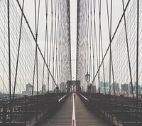 Perspective View of a Bridge Pathway