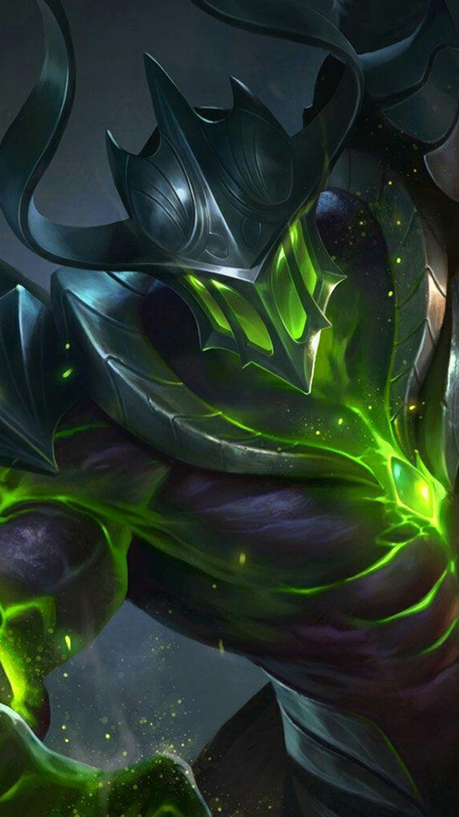 Close-up de uma pessoa com uma luz verde no rosto (bang bang, herói, moba, mobile legends, perseguidor noturno)