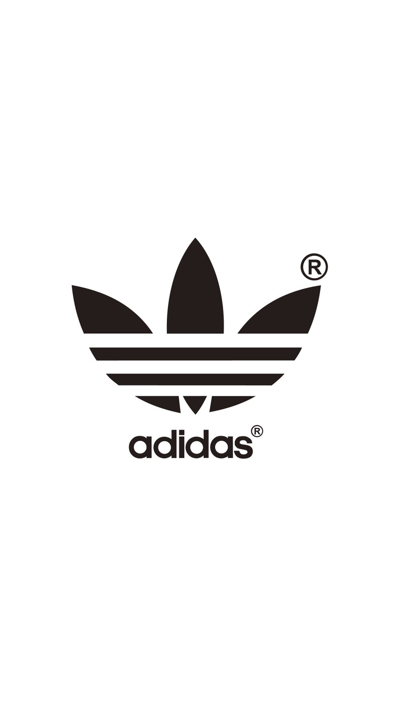 Логотип adidas на белом фоне (чёрный, логотип, марка, белый)