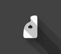 ace, cards, flat, gray, material wallpaper