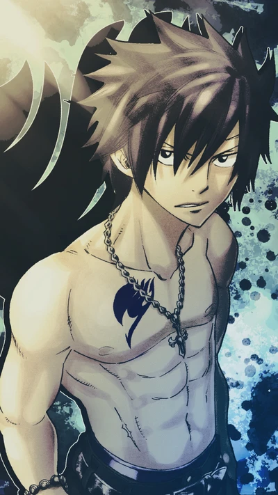 fairy tail, gris