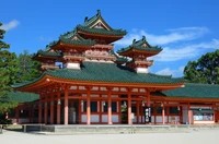 chinese architecture, japanese architecture, architecture, shinto shrine, landmark wallpaper