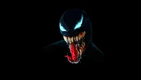 Niedrigpolymer Venom: Dunkel und Schlagkräftig 4K CGI Kunst