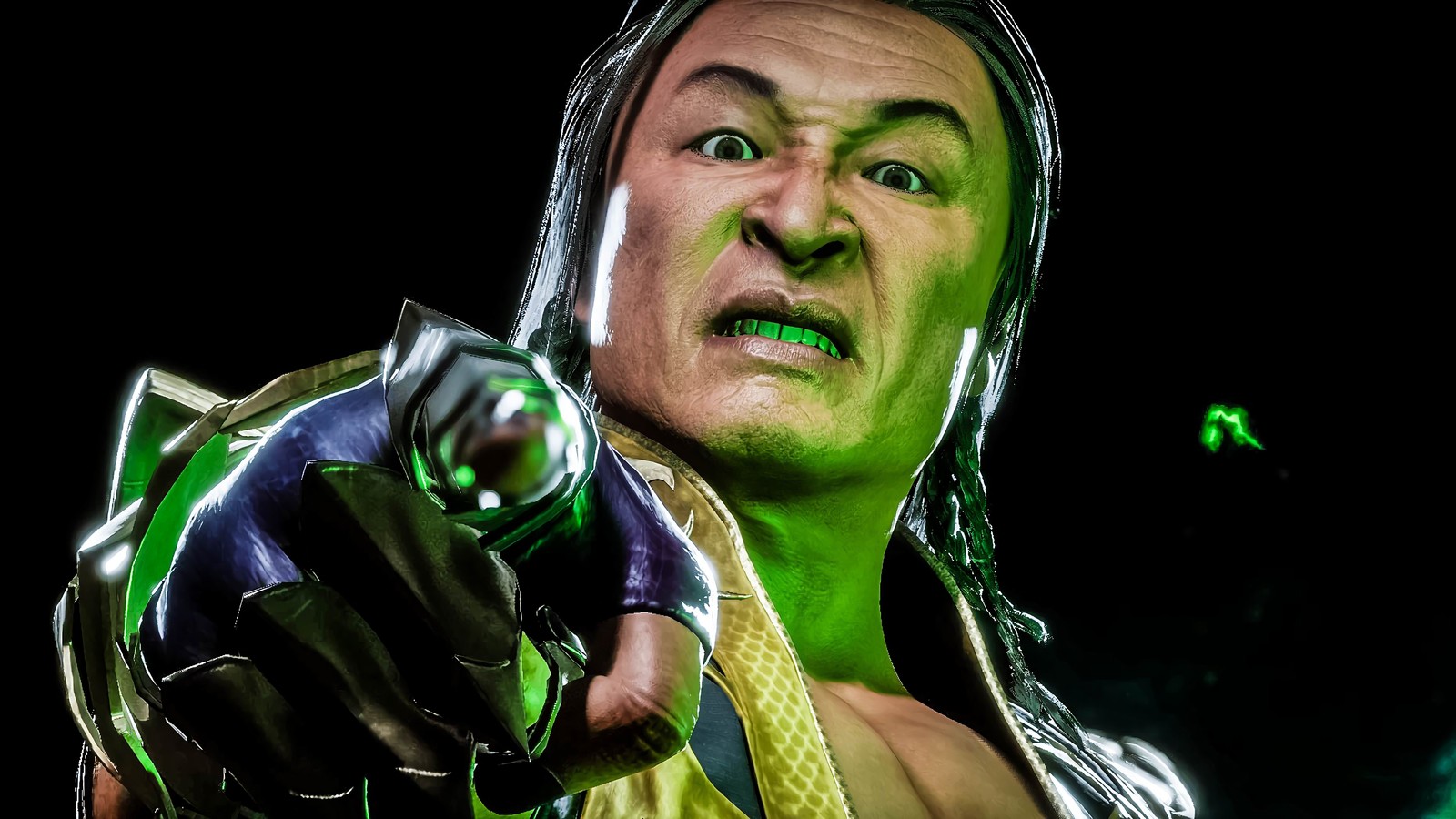 Baixar papel de parede shang tsung, mortal kombat 11, jogo de vídeo