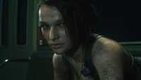 Jill Valentine in a tense moment from Resident Evil 3 Remake