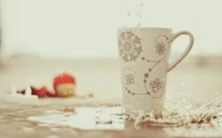 tea, mug, teacup, coffee cup, serveware wallpaper