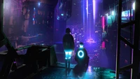 cyberpunk, city, night, sci fi wallpaper