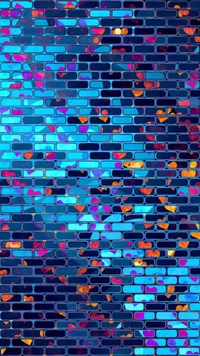 neon hearts, 3d, abstract wallpaper