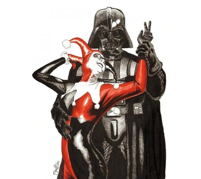 Harley Quinn und Darth Vader: Eine einzigartige Comicfusion