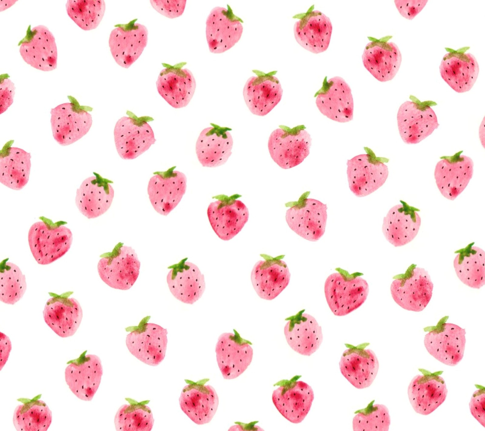 A close up of a bunch of strawberries on a white surface (fruit, strawberry, watercolor)