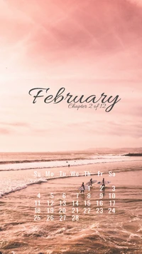 feb, februar, kalender, design