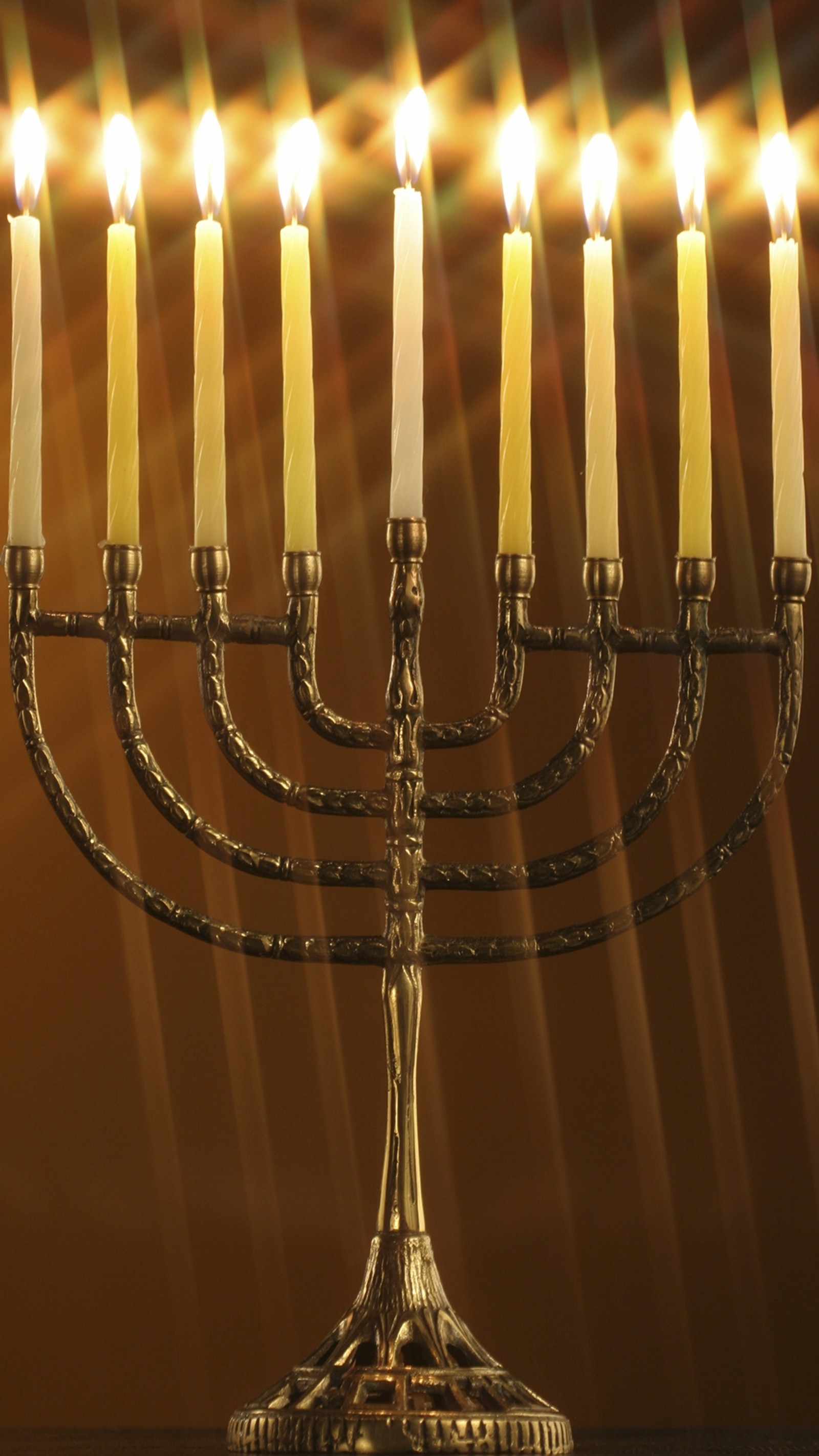 Lade kerze, chanukka, hanukkah, feiertag, jude Hintergrund herunter