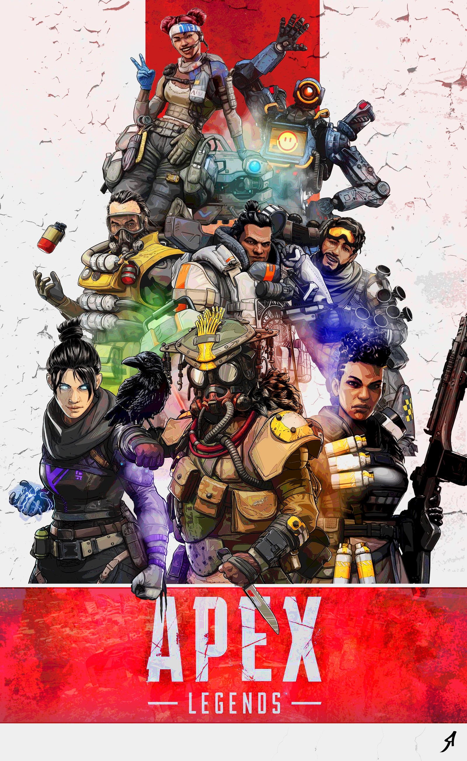 Постер apex legends от artmager (apex legends, игры, gaming)