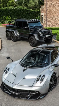 Mercedes G-Class e Pagani Huayra: Um Duo de Hipercarros