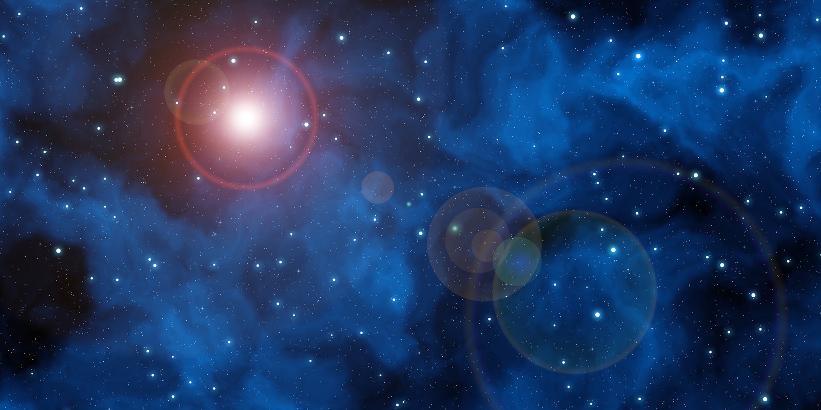 Un primer plano de una estrella en el cielo con una luz roja brillante (galaxia, estrella, universo, azul, espacio exterior)