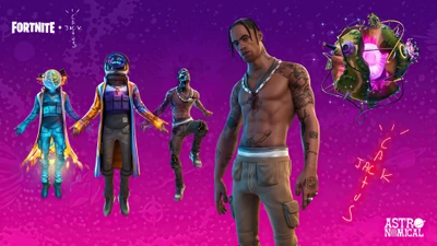 Evento astronômico de Travis Scott no Fortnite: apresentação de Astro Jack e skins