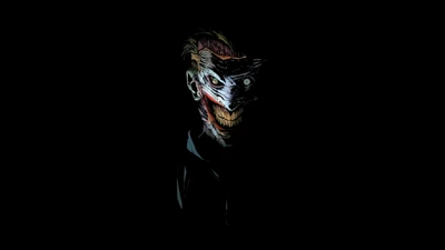 Sinister Joker Portrait: A Dark and Haunting Supervillain Representation