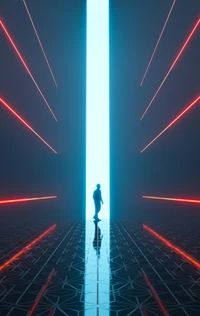 Neon Portal: A Journey Through Electric Light and Technology