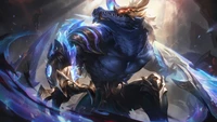 Guerreiro da Ordem Renekton - Arte de Splash de Skin de League of Legends