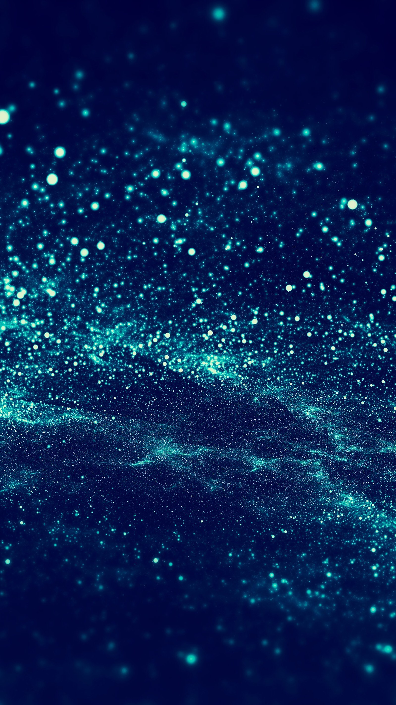 Um close em um fundo azul e branco com muitas estrelas (abstrato, borrifo)