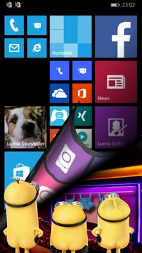 lumia, minion, nokia, screen, windows