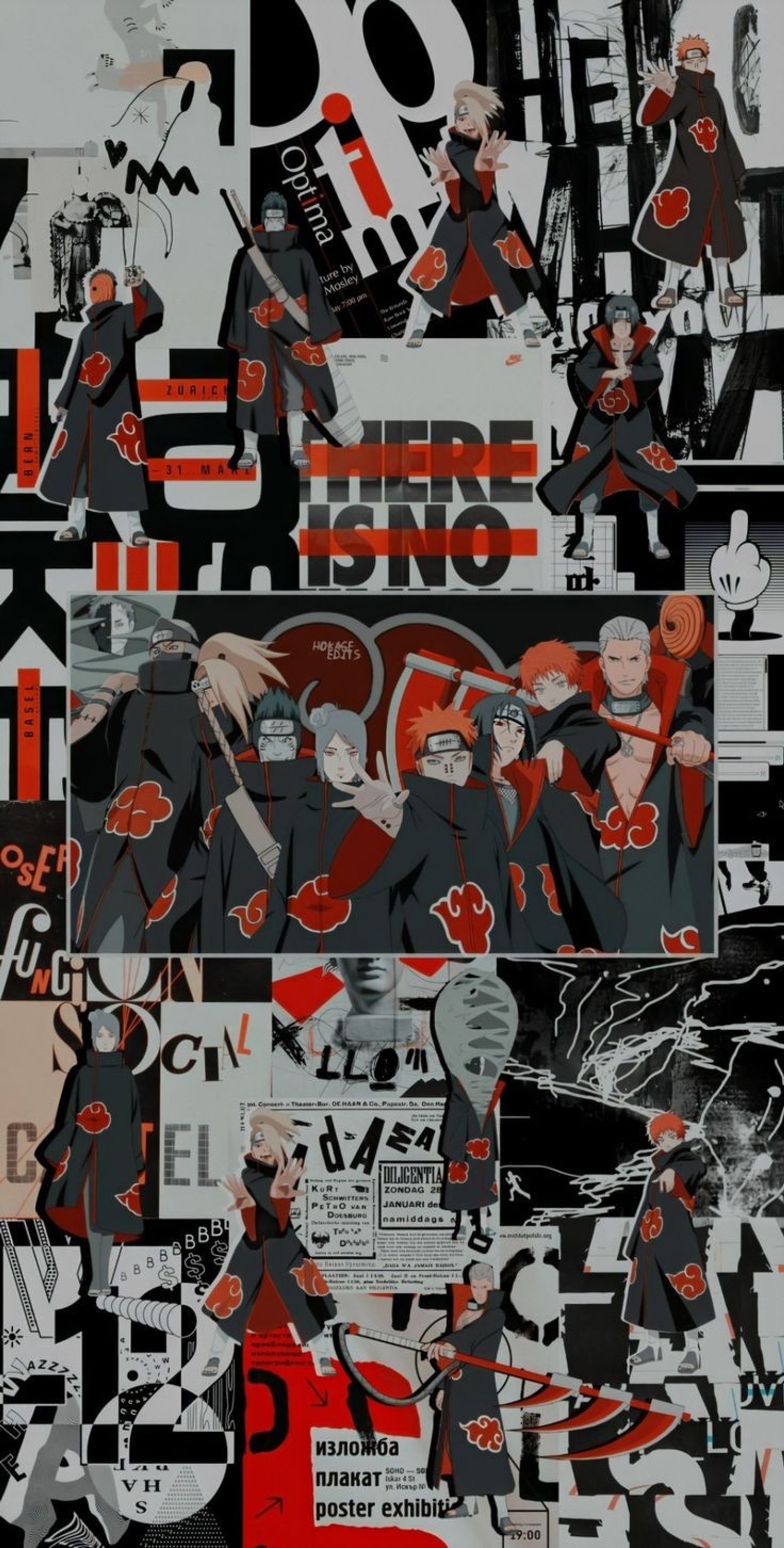 Скачать обои акатсуки, akatsuki, naruto