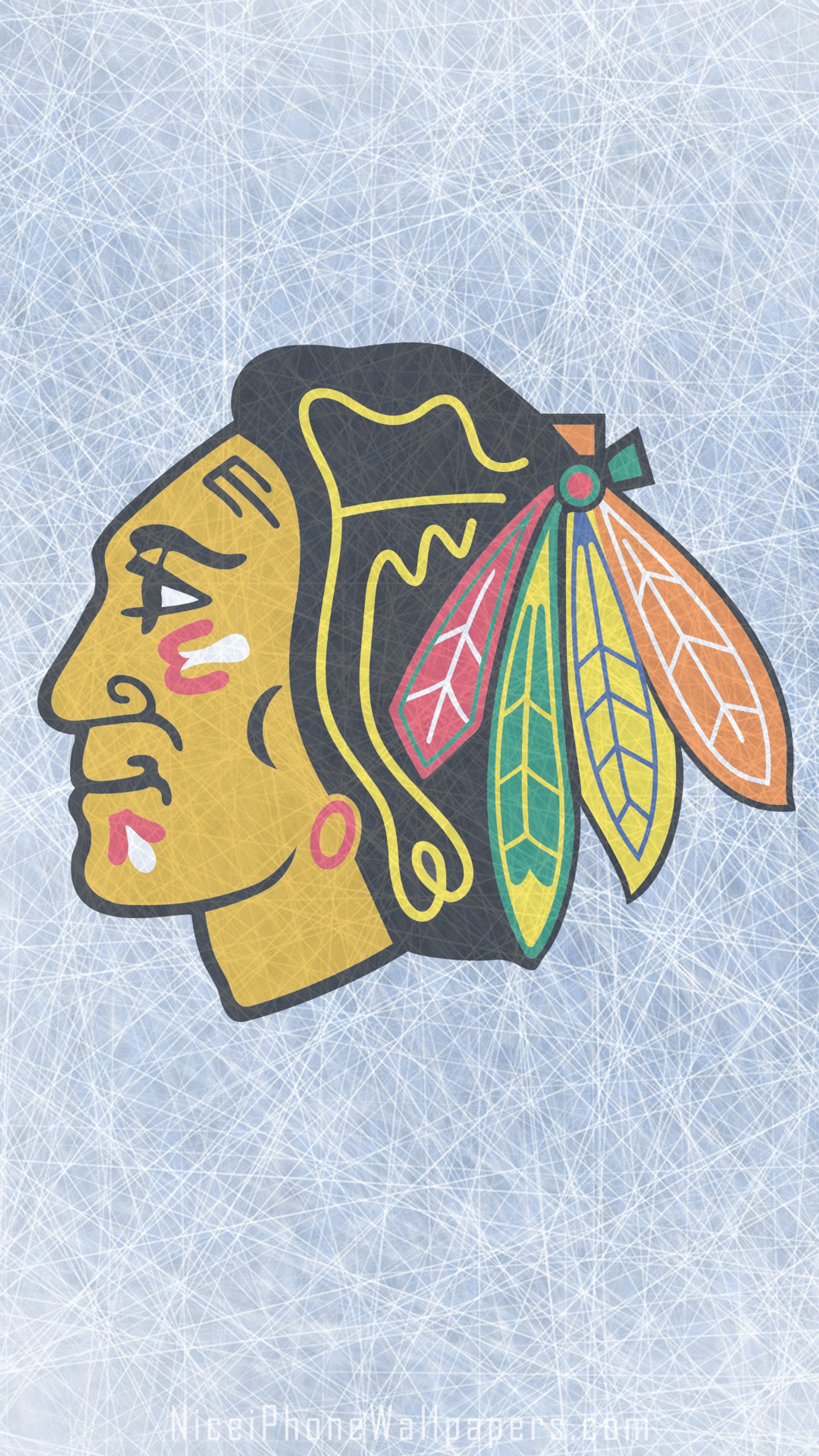 Descargar fondo de pantalla blackhawks, chicago, hockey, illinois, nhl