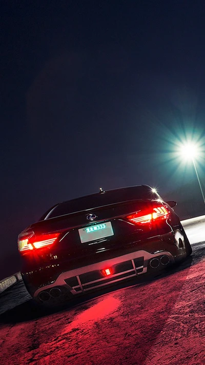 car, lexus, night, speed