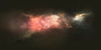 Nebulosa cósmica vibrante en el espacio profundo