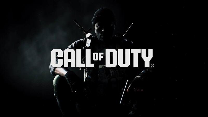 Логотип call of duty с мужчиной в черном костюме (call of duty black ops 6, 5k, тёмный фон, игры 2024, черный темный)