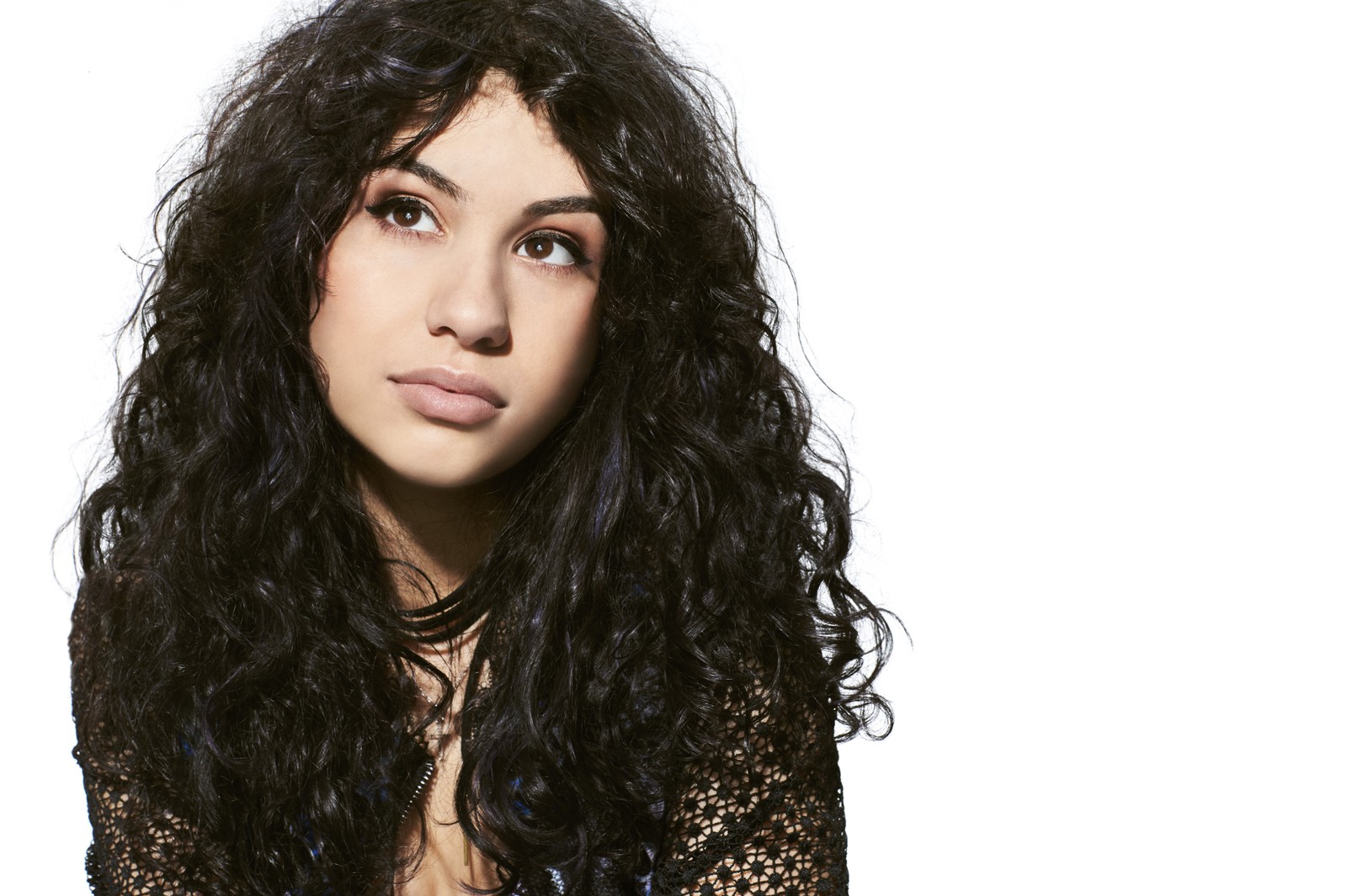 alessia cara, canadian singer, how far ill go moana, white background, music Download Wallpaper