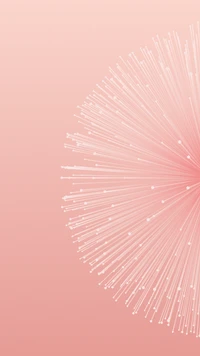 Colorful Radiance: A Burst of Lines in Peach and Magenta