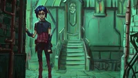 Young Jinx in a Mysterious Environment from Arcane Series