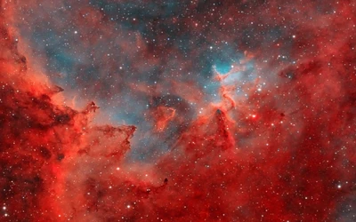 Heart Nebula: A Stunning Display of Cosmic Colors and Star Formation in the Universe