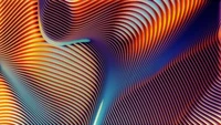 Olas multicolores abstractas para fondo de pantalla de macOS Mojave y MacBook Pro