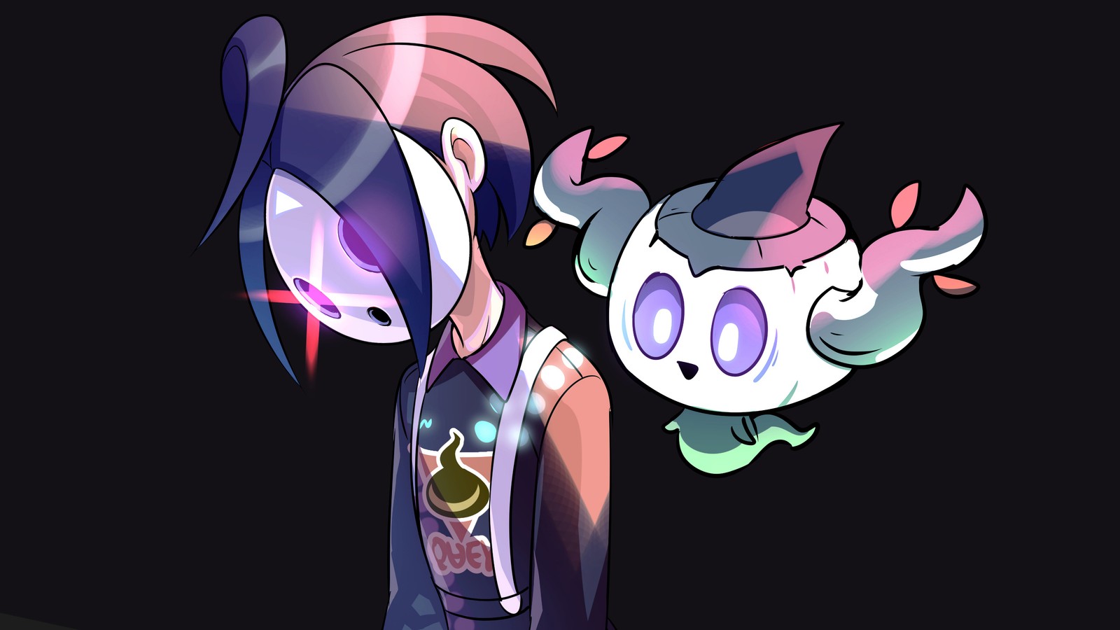 allister, onion, phantump, pokemon sword and shield, video game wallpaper