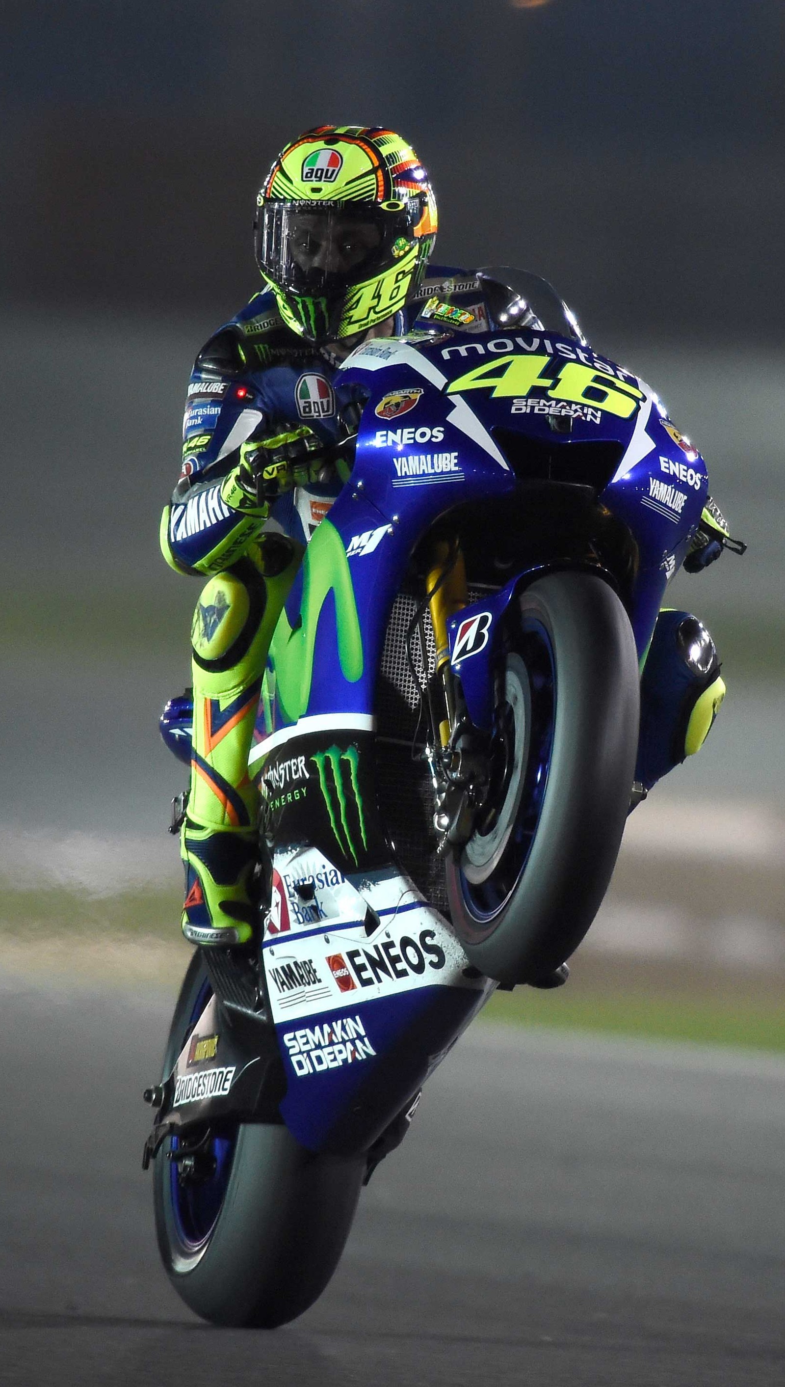 Скачать обои мото гп, motogp, валентино росси, valentino rossi, vr46