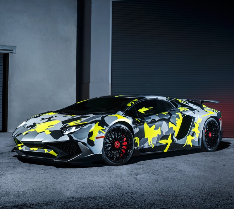 Камофляжная обертка ламборгини от hench design (lamborghini, lp 750)