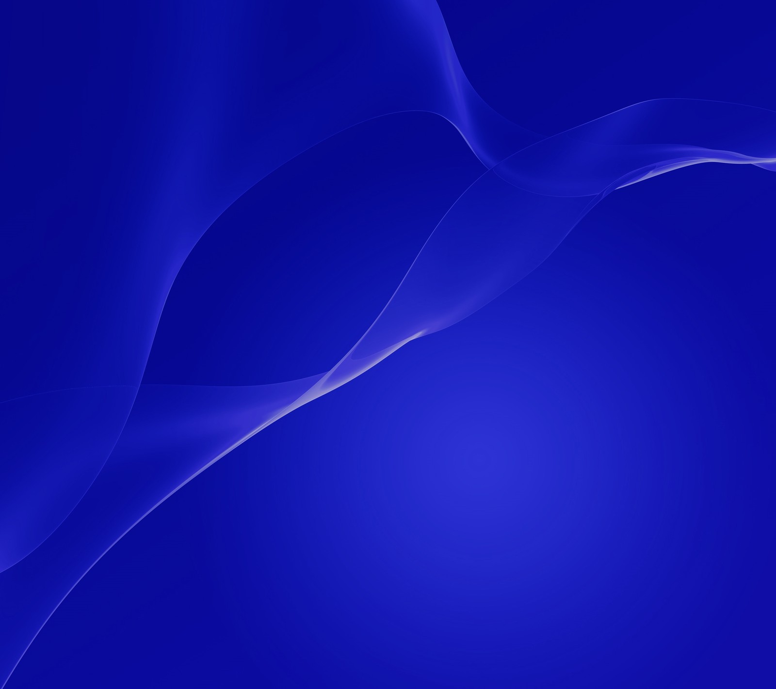 Un primer plano de un fondo azul con un diseño curvado (azul, sony, sony xperia, sony xperia z2, xperia)