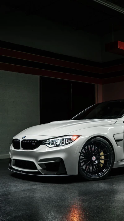 bmw, voiture, f80, roues hre, m3