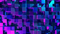 abstract, black, cube, cubes, glow wallpaper