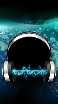 headphones, music wallpaper