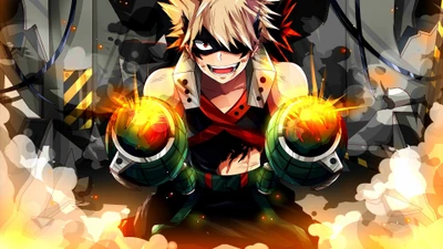 katsuki bakugo, boku, não, herói, academia