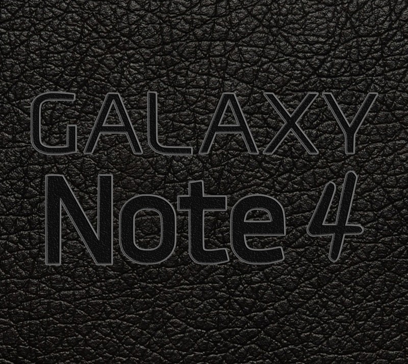 Близкий план черной кожаной поверхности с логотипом galaxy note 4 (стильно, тёмный, галактика, note 4 leather, samsung)