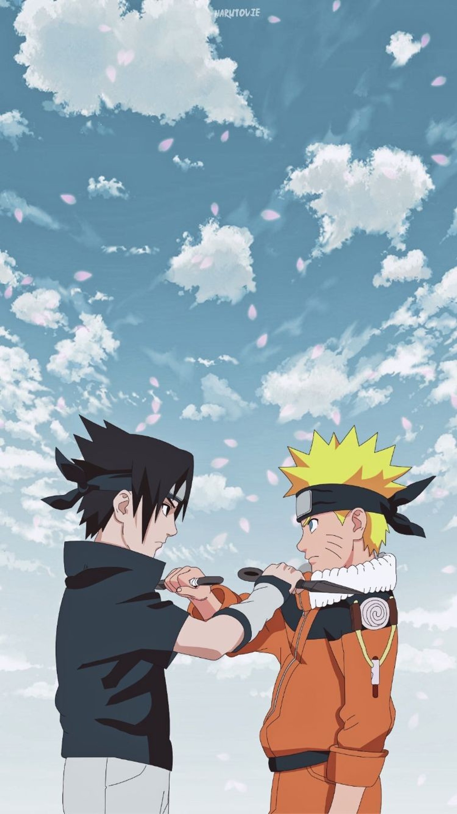 Скачать обои naruto, саске, sasuke