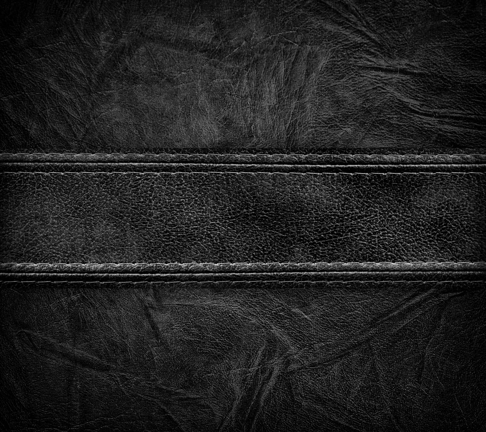 Textura de couro preto com costuras (preto, design, couro, textura)