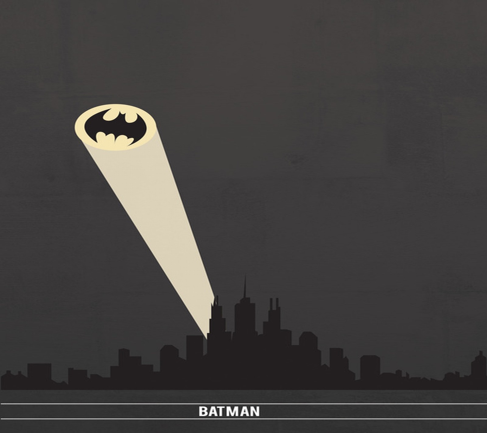 Batman minimal art print by mark roberts (anime, comics, entretenimiento, ficcion)